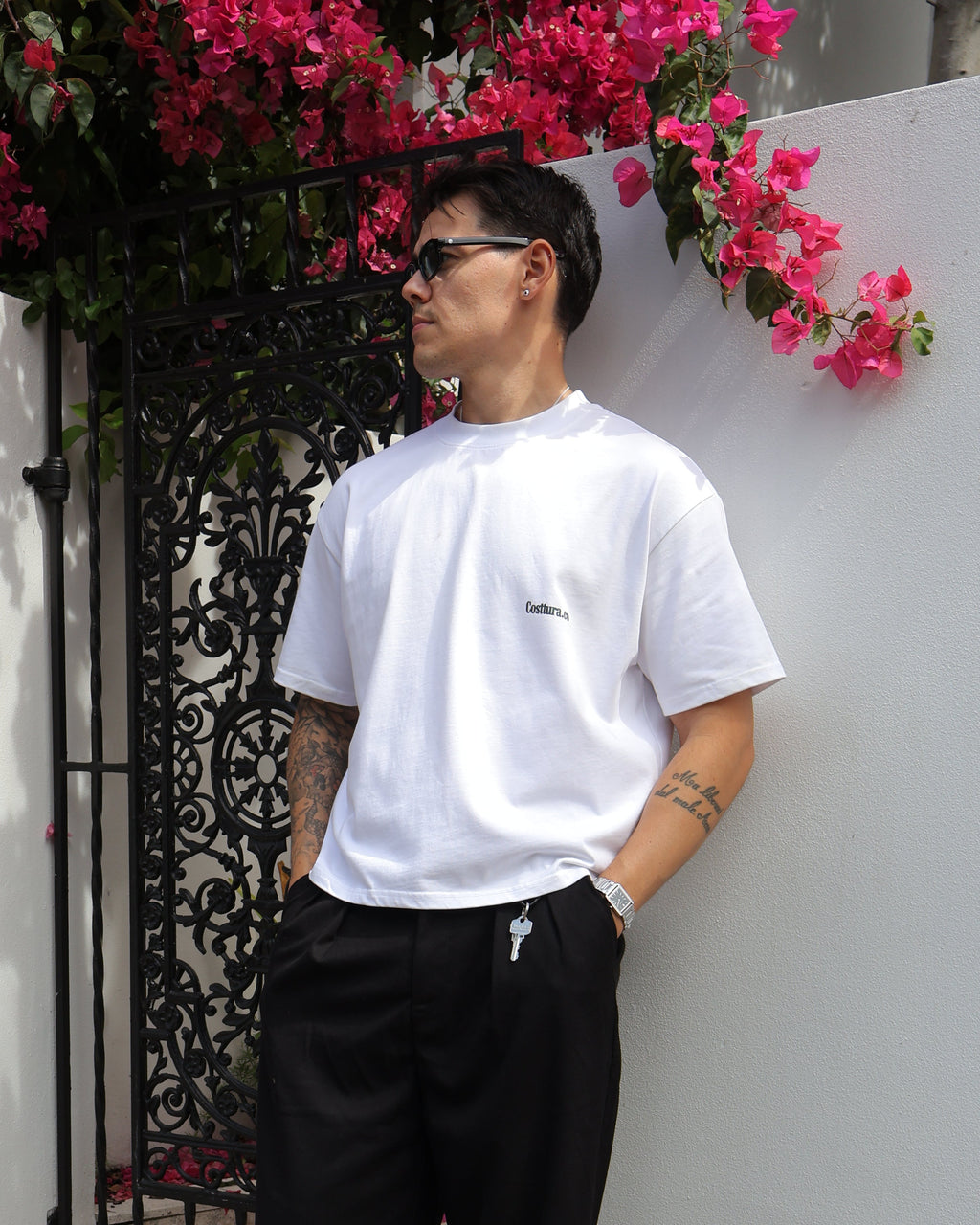CREW CROPPED TEE