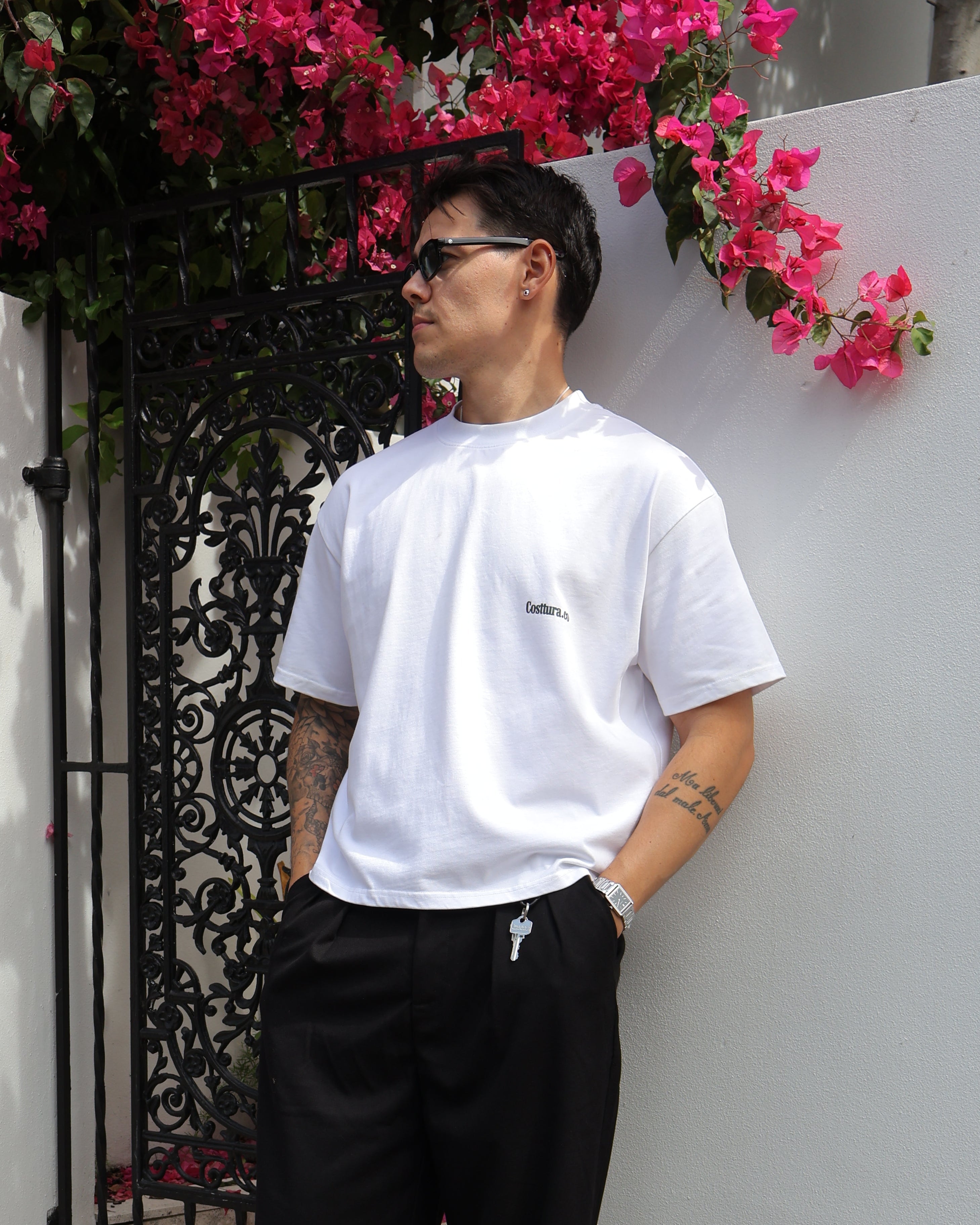 CREW CROPPED TEE